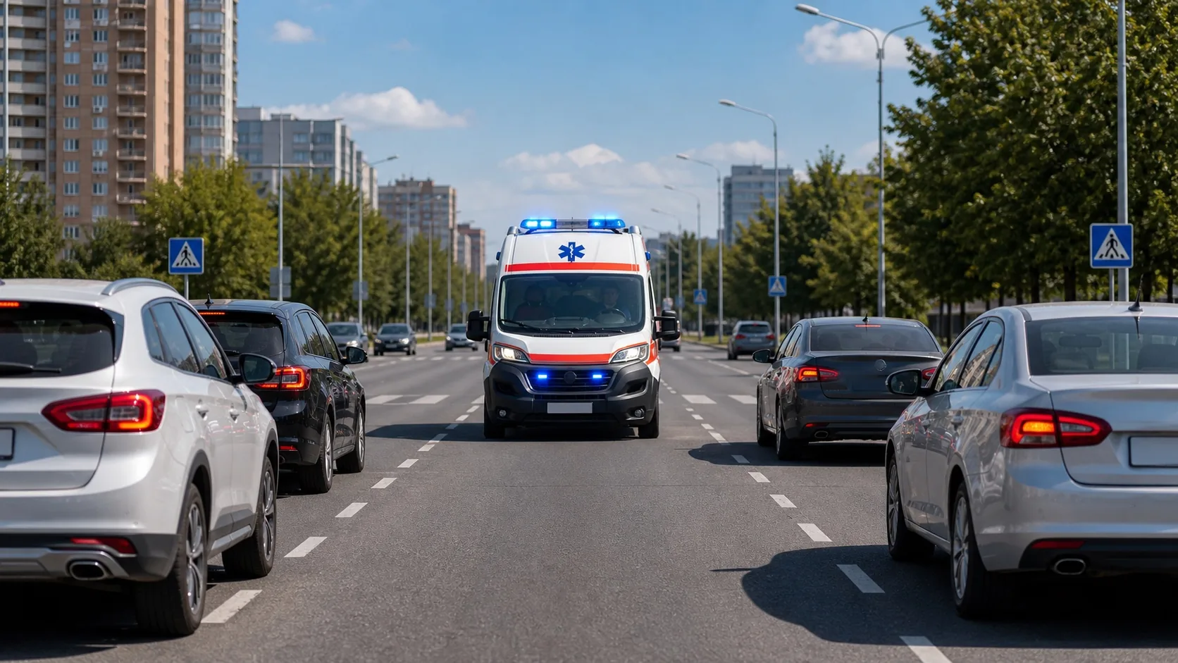 Спецтранспорт: швидка, поліція, пожежні