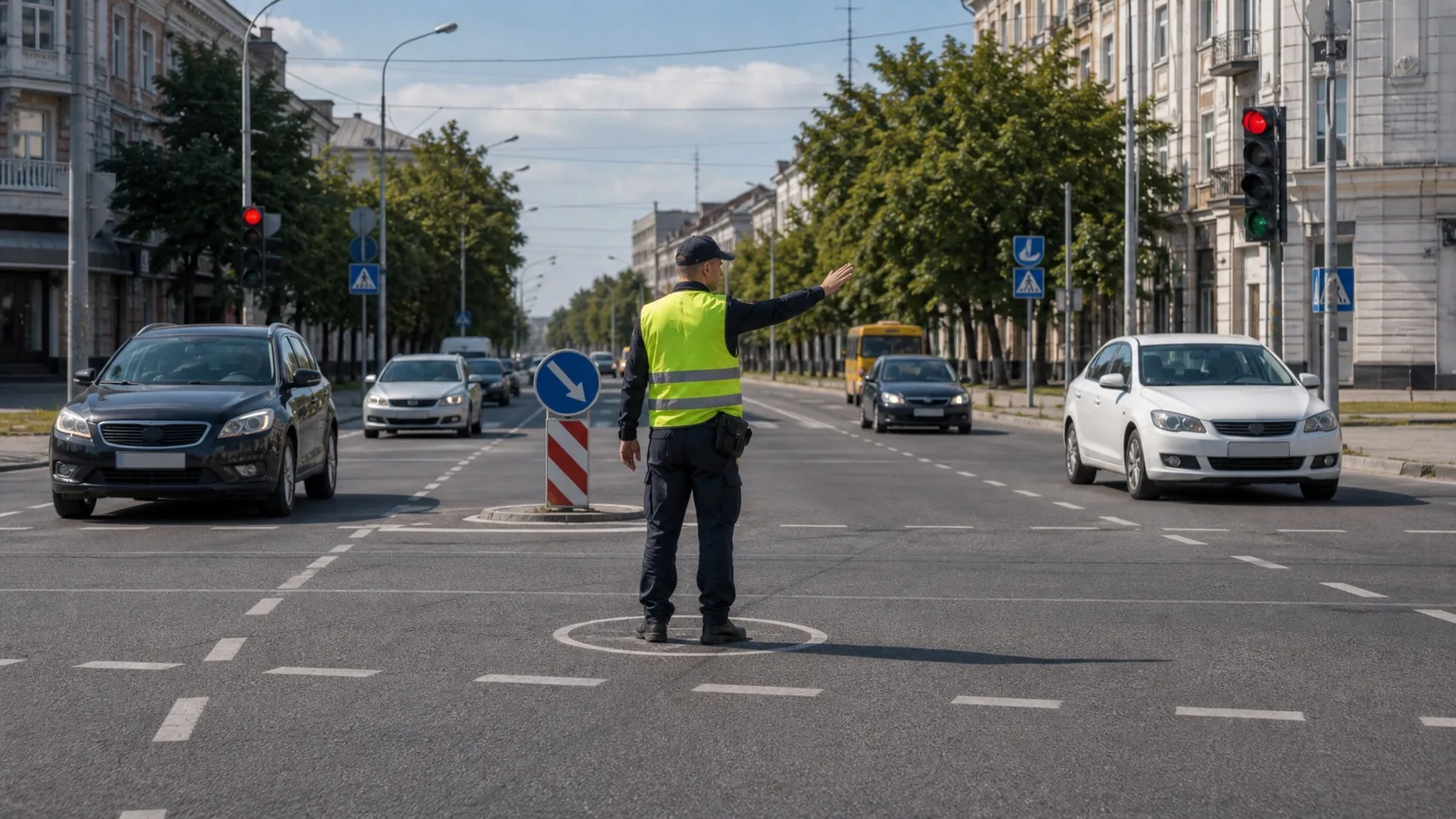 ПДР 29. Дощ: Чиї сигнали мають перевагу над світлофором і знаками пріоритету?